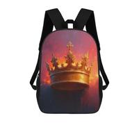 sinyumoney The Royal Crown Backpack School Bag Water Resistant School Bag Business Backpack - Perfect for Travel, Work And Daily Use 17inch