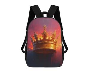 sinyumoney The Royal Crown Backpack School Bag Water Resistant School Bag Business Backpack - Perfect for Travel, Work And Daily Use 17inch
