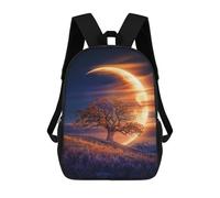 sinyumoney The Sentinel of Emberfall Backpack School Bag Travel College Rucksack Backpacks for Men, Women & Teenage Boys 17inch