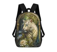 sinyumoney The Siberian Tiger Backpack School Bag Large Water Resistant Laptop Backpack for Teenage Girls Boys Women Men 17inch