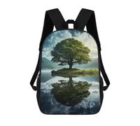 sinyumoney The Summer Tree Of Life Backpack School Bag Water Resistant Travel Backpack Computer Bag for Girls Boys Teenage 17inch