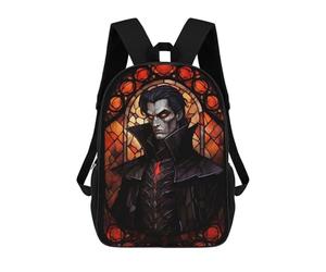 sinyumoney The Vampire Count Backpack School Bag Rucksack Casual Daypacks School Work Travel Bag for Girl, Teen Girls 17inch