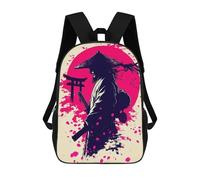 sinyumoney The Wandering Onmyoji Backpacks Kids Student Schoolbag,3D Printed Backpacks,Elementary And Middle School Students Backpacks for Boys Girls 17inch