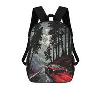 sinyumoney The Wild Ride Backpack School Bag Water Resistant Computer Rucksack for Campus Outdoor Travel Sports 17inch