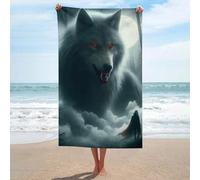 sinyumoney THE WOLF AND THE VAMPIRE Basics Towel Set Super Soft Absorbent Beach Towel for Bathroom Pool Beach And Trips Bath Sheet 130cm*80cm