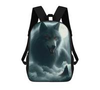 sinyumoney THE WOLF AND THE VAMPIRE School Backpack Lightweight Airport College Students Back Pack for Girls Boys Teenage 17inch