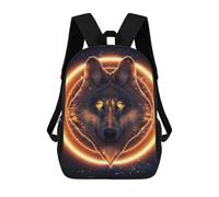 sinyumoney The Wolf Within Poster Backpack School Daypacks Business Backpack Water Resistant Bookbag for Girls Boys Teenage 17inch