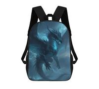sinyumoney Thunder Dragon Fantasy Artwork Backpack School Bag Fashion Stationery Backpack Waterproof Casual Daypacks- Perfect for Travel, Work And Daily Use 17inch