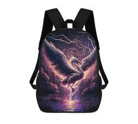 sinyumoney Thundering Bird of Storms School Backpack Lightweight Airport College Students Back Pack for Girls Boys Teenage 17inch