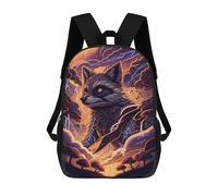 sinyumoney Thundering Fox Adventure Backpack School High Secondary School Bags Casual Backpack for Camping Outdoor Adventures And Daily Travel 17inch