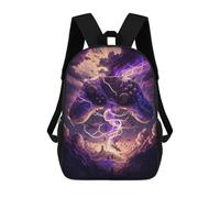 sinyumoney Thundering Gaming Odyssey Children's 17 Inch School Backpack 3D Printed Anime Movies for Kids Travel Rucksacks Book Bags Kids School Bag