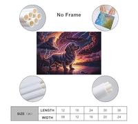 sinyumoney Thunderstorm Dog Reflections Wall Pictures Bedroom Bedroom Modern Art Prints 24x36inch(60x90cm)