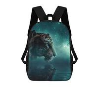 sinyumoney Tiger And Humming Bird School Bags Water Resistant Travel Backpack Computer Bag for School/Work/Travel 17inch