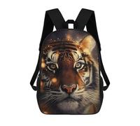 sinyumoney Tiger Beautiful Backpacks Kids School Backpack School Bag 3D Printed Fashion School Bags for Boys Elementary And Middle School Students 17inch