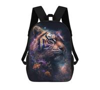 sinyumoney Tiger Fantasy Flowers Art Print-1 Rucksack Water Resistant Computer Rucksack for Camping Outdoor Adventures And Daily Travel 17inch