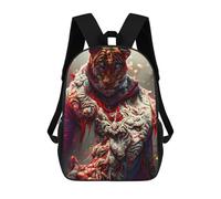 sinyumoney Tiger Hybrid Mythical Fusion Backpack School Bag Secondary Causal Travel High School Bags for Campus Outdoor Travel Sports 17inch