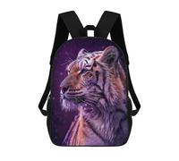 sinyumoney Tiger in Snowstorm School Bags Work Laptop Backpack Rucksack Bag for Campus Outdoor Travel Sports 17inch