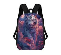sinyumoney Tiger Japanese Fantasy Art Backpack School Fashion Stationery Backpack Waterproof Casual Daypacks for Boys/Girls/Teenagers 17inch