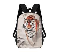 sinyumoney Tiger Japanese Painting Rucksack Large Lightweight Casual Backpack for Campus Outdoor Travel Sports 17inch