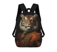 sinyumoney Tiger King Animal Painting School Backpack Large Water Resistant Laptop Backpack for Girls Boys Teenage 17inch
