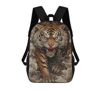 sinyumoney Tiger Rising from Waves Backpack 3D Print Kids Bag Elementary Students Daypack Lightweight School Bag for Children Girls Boys Nursery Lunch Pack 17inch