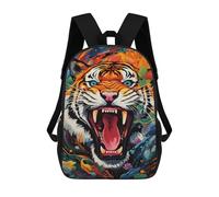 sinyumoney Tiger Roar Wild Energy Rucksack Water Resistant Travel Backpack Computer Bag for Campus Outdoor Travel Sports 17inch