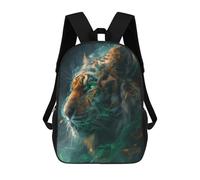 sinyumoney Tiger Spirit Energy School Backpack Large School Backpack for Boys for Campus Outdoor Travel Sports 17inch