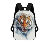 sinyumoney Tiger Splash Backpack School Daypacks Business Backpack Water Resistant Bookbag for Men, Women & Teenage Boys 17inch
