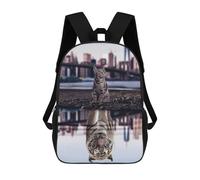 sinyumoney Tiger Success Mindset Backpack School Bag Business Laptop Rucksack Bag Unisex Casual Daypack for School/Work/Travel 17inch