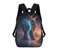sinyumoney Time Portal in The Desert Backpack School Bag Lightweight Schoolbag Dayback Bookbag College for Men/Women 17inch