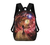 sinyumoney Time Portal Journey Backpack School Backpack Kids School Bag Large Capacity Kids Backpack for School Rucksack 3D Book Bag Gifts for Kids 17inch