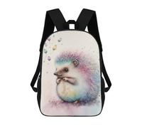 sinyumoney Tiny Little Hedgehog Kids Backpack 17 Inch School Bag 3D Printed Cartoon School Backpacks for Boys And Teenager School Students