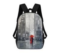 sinyumoney Together in New York School Backpack Lightweight Schoolbag Dayback Bookbag College for Teenage Girls Boys Women Men 17inch