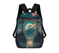 sinyumoney Torii Gate And Fuji Maunt Rucksack Computer Rucksack for School/Work/Travel for Teenage Girls Boys Women Men 17inch