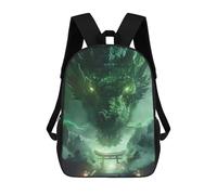sinyumoney Torii Gate Dragon Legend Rucksack Fashion Stationery Backpack Waterproof Casual Daypacks for Men/Women 17inch