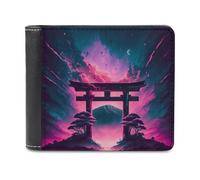 sinyumoney Torii Gate to Another World 3D Print Clutch Purse Credit Card Slots Banknote Compartments Slim Elegant Wallets for Boys Girls 11.7cm*9.5cm