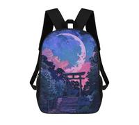 sinyumoney Torii Japan Painting Backpack School Business Laptop Rucksack Bag Unisex Casual Daypack for Teenage Girls Boys Women Men 17inch