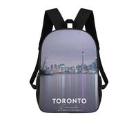 sinyumoney TORONTO 6 Kids Backpacks Children Bag,Anime Bag,Large Capacity Kids Backpack, 3D Printed Children's,Student Schoolbag,Kids Boys Girls School Bag 17inch