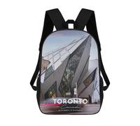 sinyumoney TORONTO Backpack School Bag Secondary Causal Travel High School Bags for School/Work/Travel 17inch