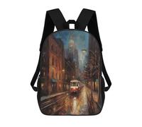 sinyumoney Toronto Canada Beauty Rucksack Daypacks Business Backpack Water Resistant Bookbag for Men/Women 17inch