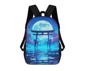 sinyumoney Torri Gate Moon Night Rucksack Daypacks Business Backpack Water Resistant Bookbag for Men/Women 17inch