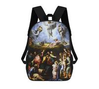 sinyumoney Transfiguration by Raphael Backpack School Bag Lightweight Schoolbag Dayback Bookbag College for Girl, Teen Girls 17inch