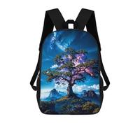 sinyumoney Tree Nebula Children’s Backpack Girls Boys, Rucksack Bag, Daypack, Primary School, Perfect for Back to Kids School Or PE, Gifts And Travel 17inch