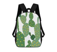 sinyumoney Tropical Set 03 Backpacks Kids School Backpack School Bag 3D Printed School Bag for Boys Elementary And Middle School Students 17inch