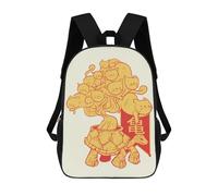 sinyumoney Turtle Bonsai Kittens Rucksack Daypacks Business Backpack Water Resistant Bookbag for Men/Women 17inch