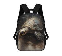 sinyumoney Turtle Chimerical Backpack School Bag Lightweight Casual Daypack School Backpacks for Girl, Teen Girls 17inch