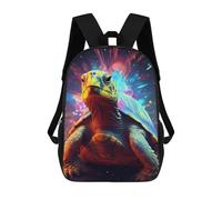 sinyumoney Turtle Colorful Children’s Backpack Girls Boys, Rucksack Bag, Daypack, Primary School, Perfect for Back to Kids School Or PE, Gifts And Travel 17inch