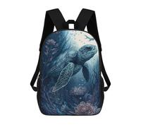 sinyumoney Turtle Imaginary Friend Backpack with Pocket 3D Printed Backpacks, Travel Rucksacks Book Bags Kids School Bag 17inch