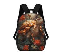 sinyumoney Turtle in The Nature School Backpack Business Laptop Rucksack Bag Unisex Casual Daypack for Men/Women 17inch