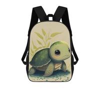 sinyumoney Turtle Sea Animals School Bags Large Water Resistant Laptop Backpack for Campus Outdoor Travel Sports 17inch